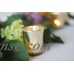 Just Artifacts  Mercury Glass Votive Candle Holder 2.75"H (15pcs, Speckled Gold) -Mercury Glass Votive Tealight Candle Holders for Weddings, Parties and Home Decor   